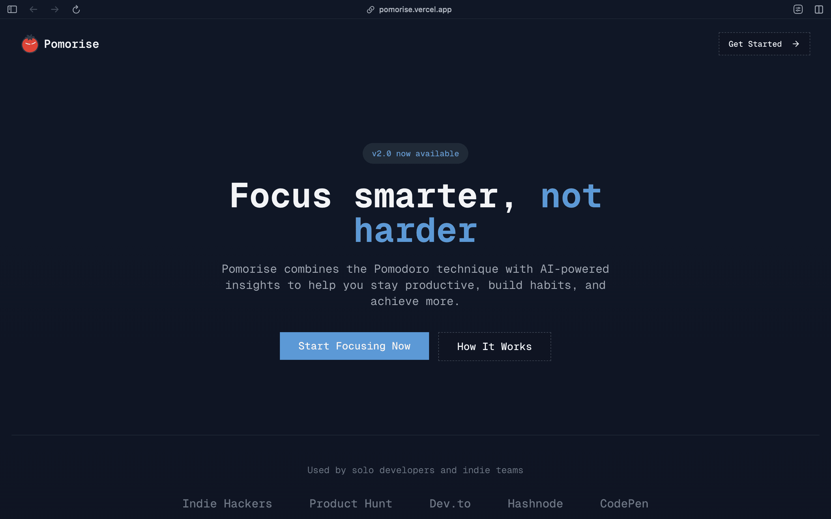 Pomorise screenshot